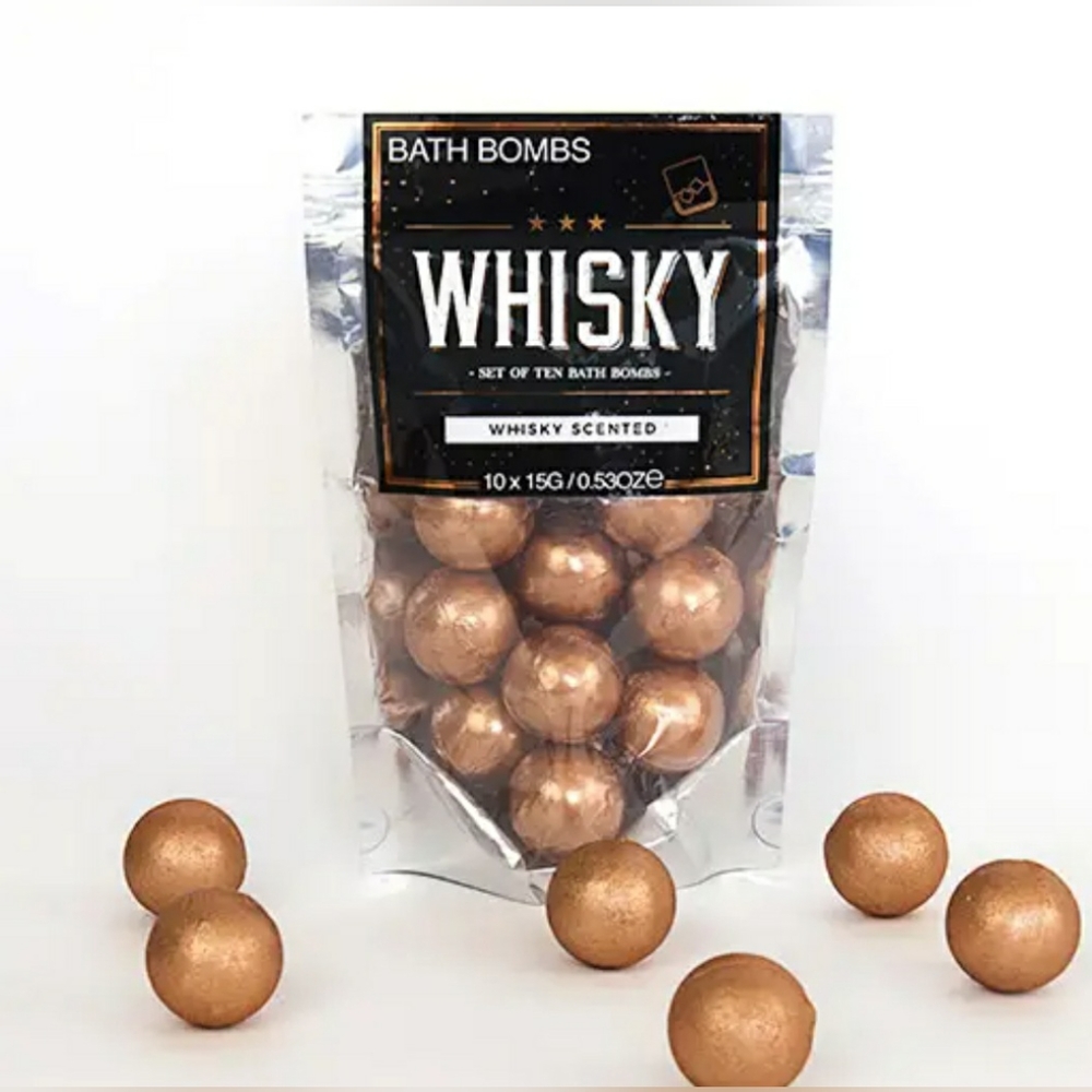NOVELTY- Whiskey Bathbombs- Whisky Scented